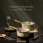 CAROTE 2Qt & 3Qt Nonstick Sauce Pan Set, Saucepan - Image 6