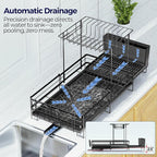 Large Dish Drying Rack, Expandable Dish Rack - Image 4